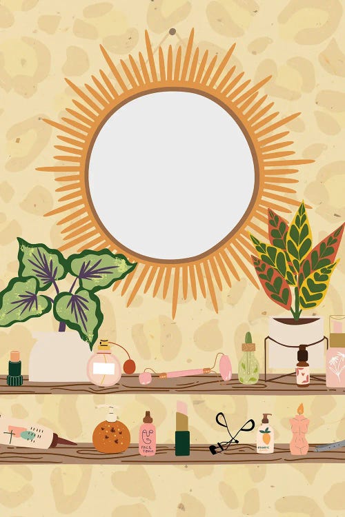 Boho Beauty Station by Jania Sharipzhanova wall art