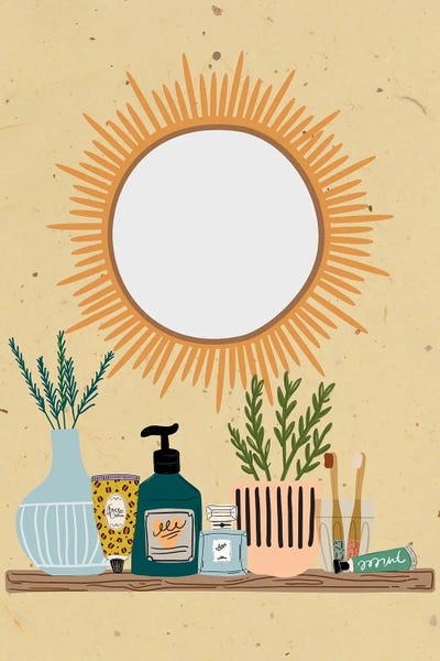 Jania Sharipzhanova: Bohemian Mirror by Jania Sharipzhanova