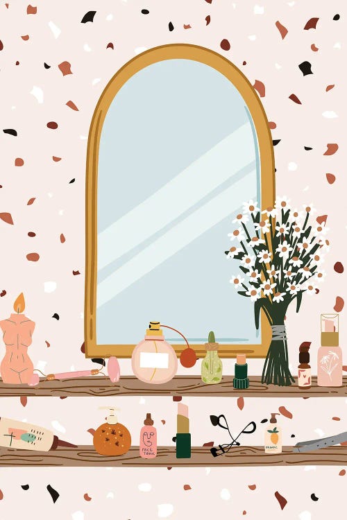 Terrazzo Room by Jania Sharipzhanova wall art