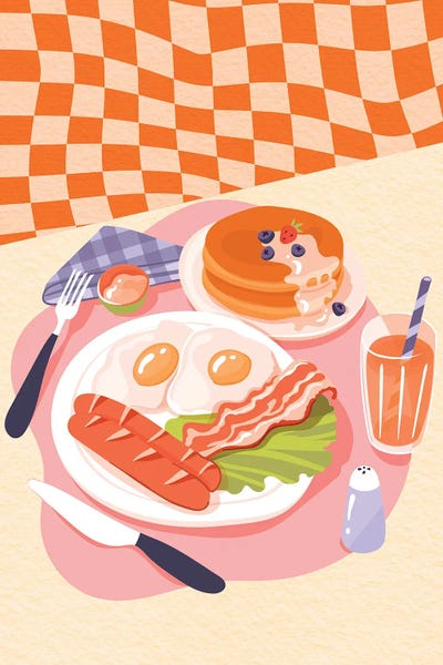 Meats: My Breakfast by Jania Sharipzhanova