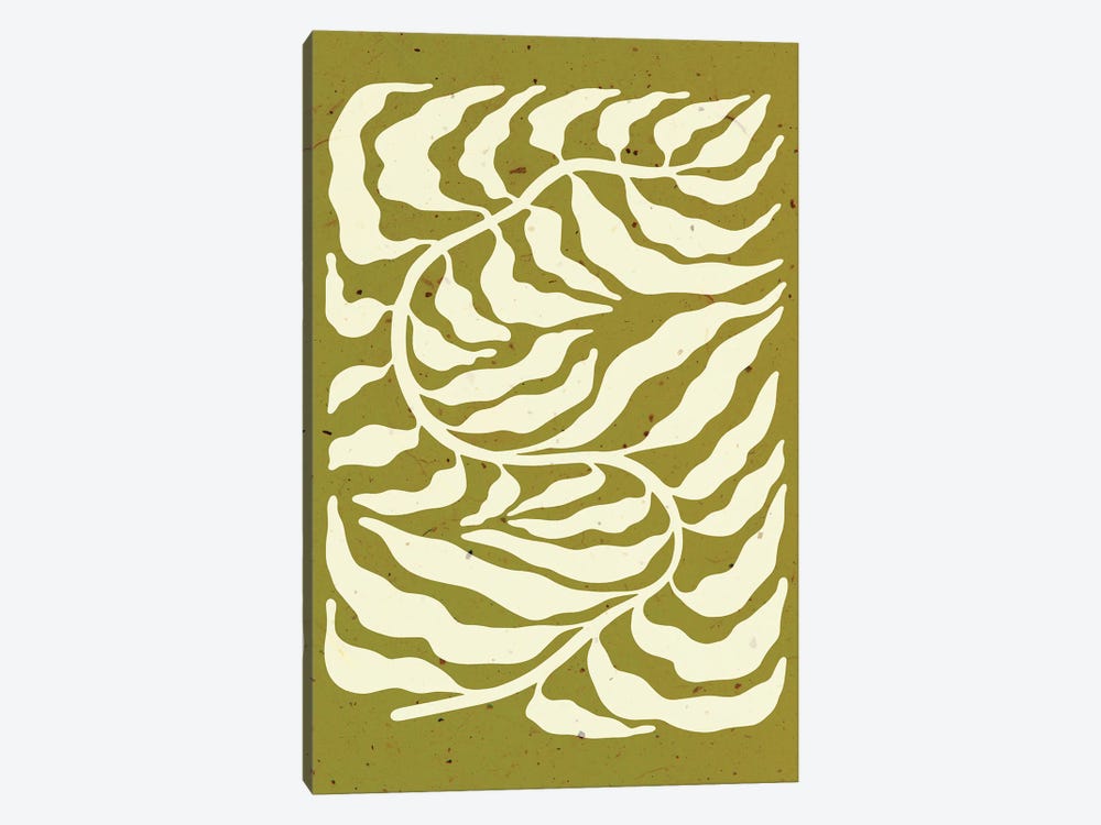 Green Leaf by Jania Sharipzhanova 1-piece Art Print