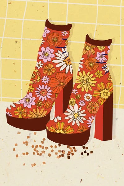 Boots: Groovy Platforms by Jania Sharipzhanova