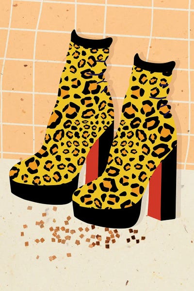 Jania Sharipzhanova: Leopard Platforms by Jania Sharipzhanova