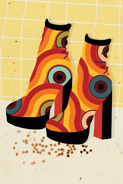 Boots: My Groovy Platforms by Jania Sharipzhanova