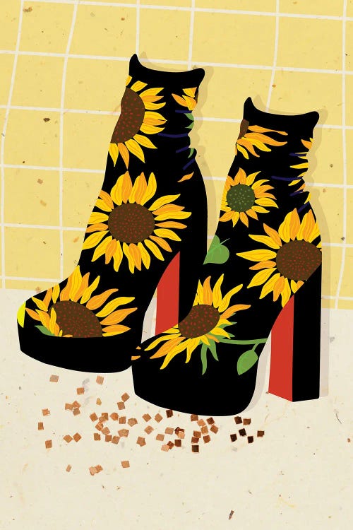 Sunflower Disco Boots