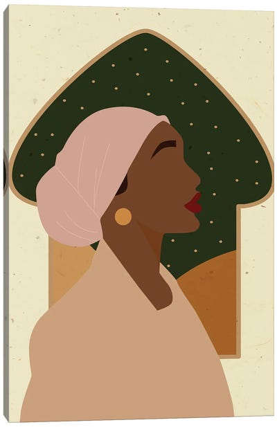 Muslimah Canvas Art Print - Middle Eastern Culture