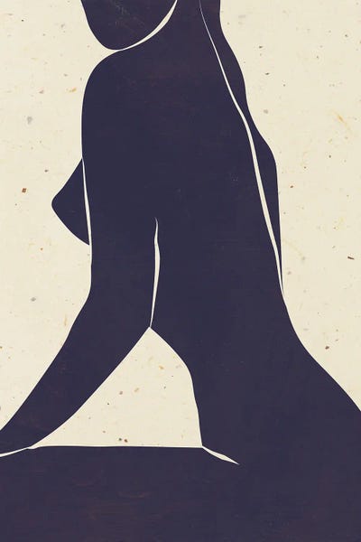 Jania Sharipzhanova: Female Body Navy Blue by Jania Sharipzhanova