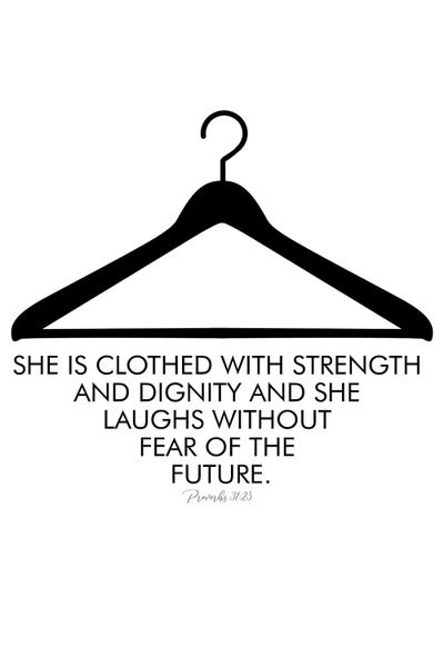 Bible Verses: She Is Clothed With Strength by Jania Sharipzhanova