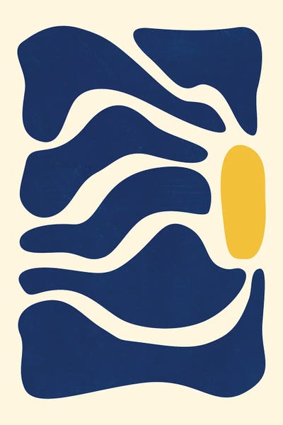 Indigo: Blue Florals by Jania Sharipzhanova