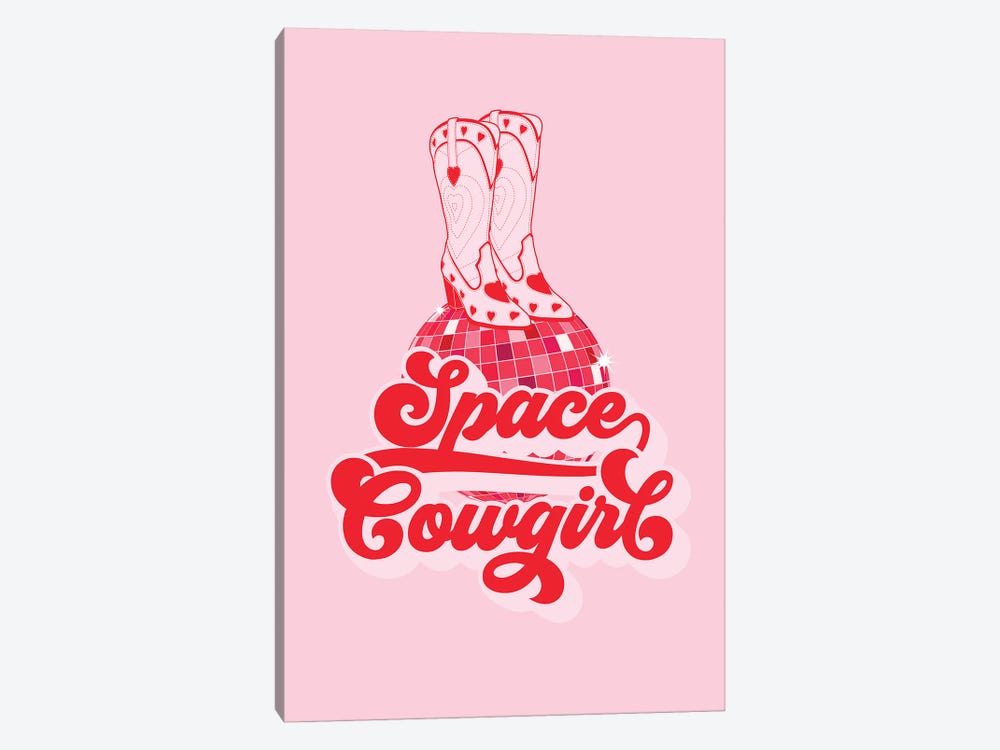 Space Cowgirl by Jania Sharipzhanova 1-piece Art Print