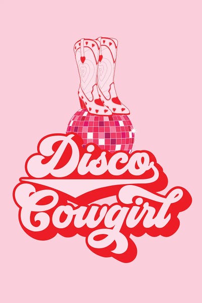 Disco Balls: Disco Western Cowgirl by Jania Sharipzhanova