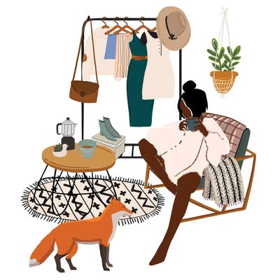 Hi Fox by Jania Sharipzhanova gallery poster