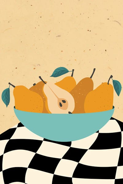 Jania Sharipzhanova: Pear Bowl by Jania Sharipzhanova