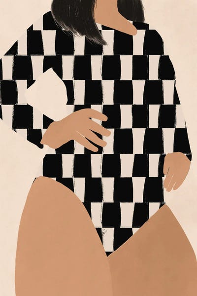 Jania Sharipzhanova: My Checker Leotard by Jania Sharipzhanova