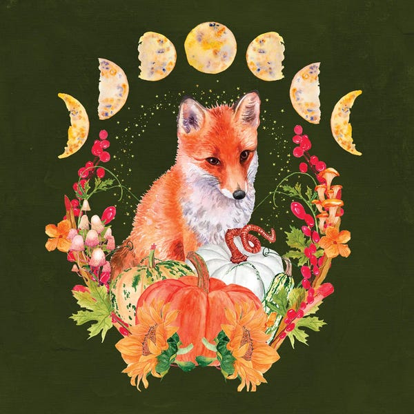 Pumpkins: Cottagecore Fox by Jania Sharipzhanova