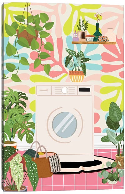 Matisse Laundry Room Canvas Art Print - Plant Mom