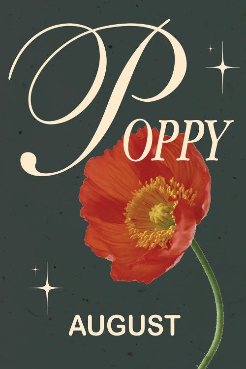 Poppy Birth Flower