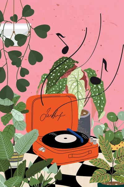 Media Formats: Vinyl Record Player by Jania Sharipzhanova