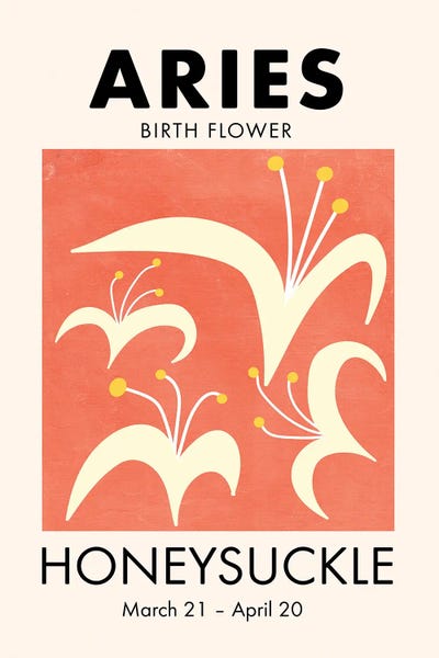 Jania Sharipzhanova: Aries Birth Flower by Jania Sharipzhanova