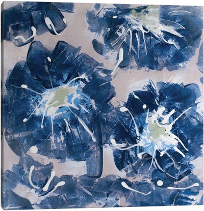 Blossom Blue II Canvas Art Print