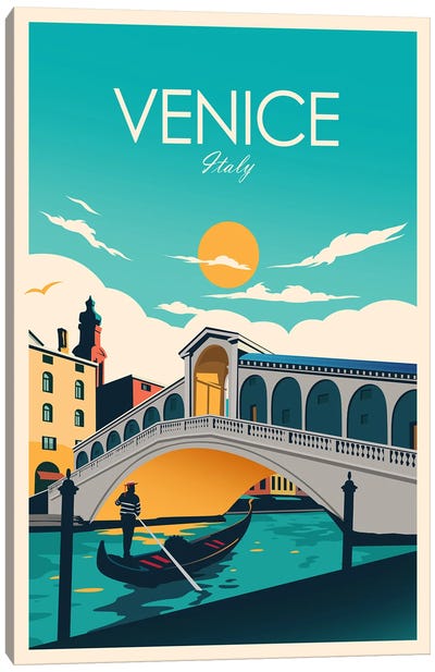 Venice Canvas Art Print - Studio Inception