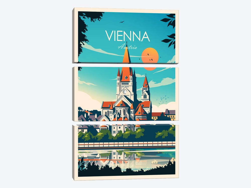 Vienna by Studio Inception 3-piece Art Print