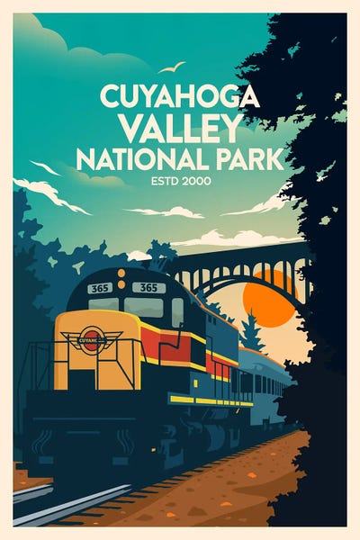 Large Scenic & Landscape Art - Canvas Prints: Cuyahoga Valley National Park by Studio Inception