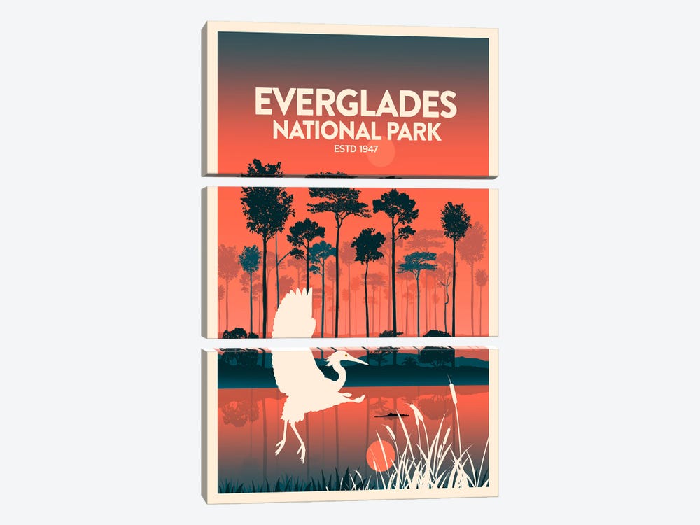 Everglades National Park by Studio Inception 3-piece Art Print