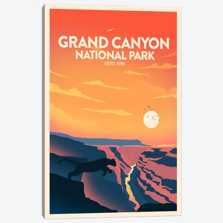 Grand Canyon National Park Canvas Print #SIC15} by Studio Inception Canvas Artwork