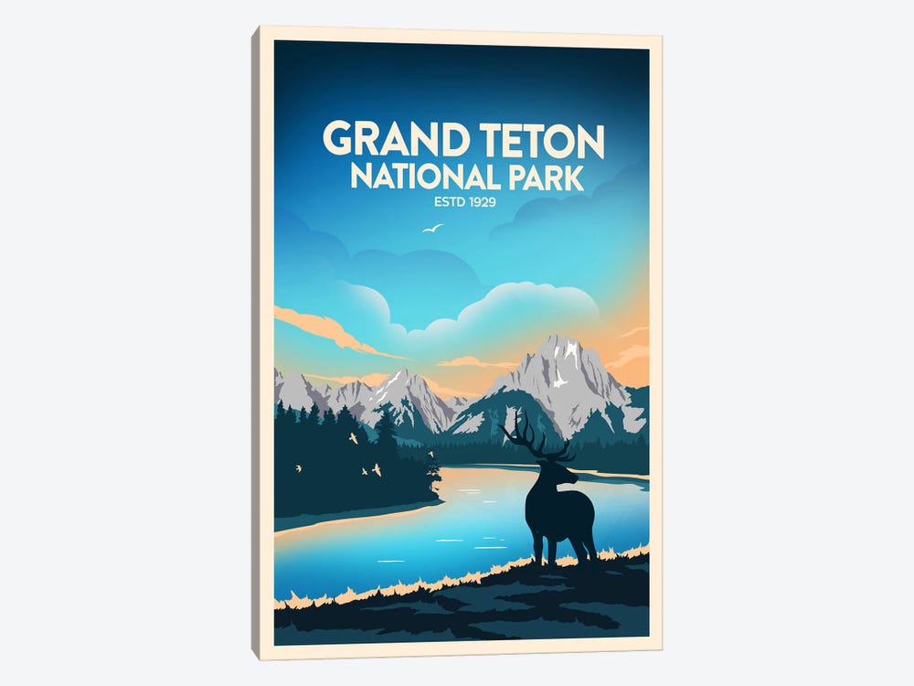 Grand Teton National Park by Studio Inception 1-piece Canvas Art