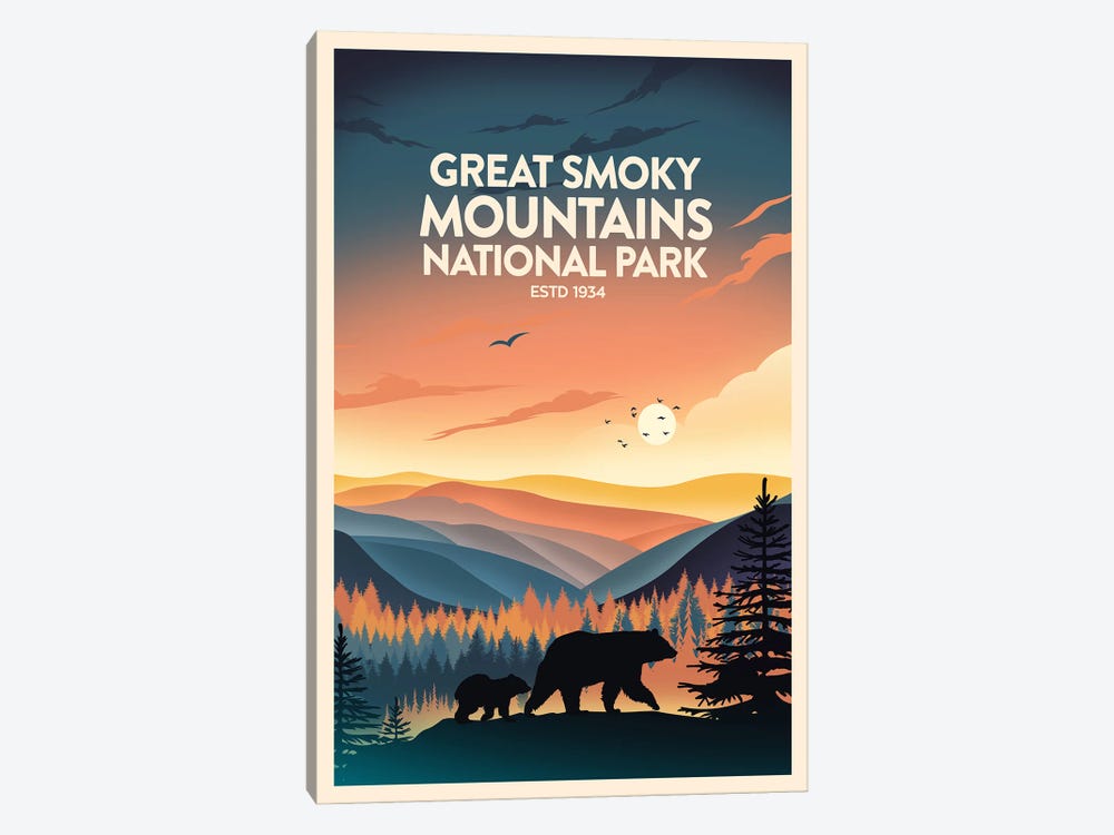 Great Smoky Mountains National Park by Studio Inception 1-piece Art Print