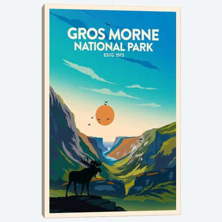 Gros Morne National Park Canvas Print #SIC18} by Studio Inception Art Print