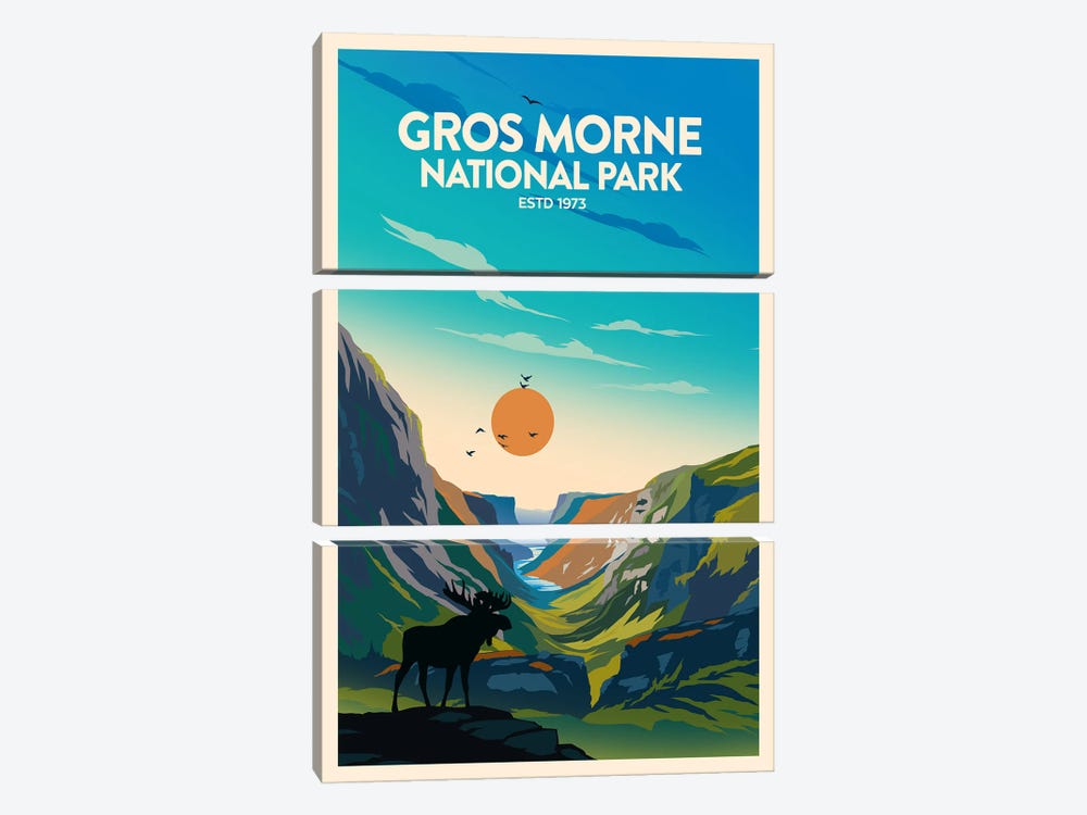 Gros Morne National Park by Studio Inception 3-piece Canvas Art
