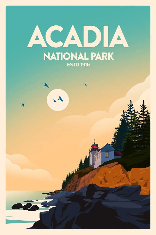 Acadia National Park by Studio Inception wall art