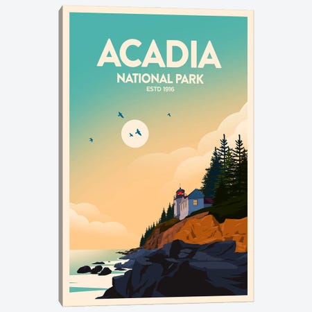 Acadia National Park Canvas Print #SIC1} by Studio Inception Canvas Artwork