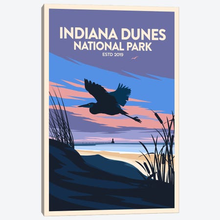 Indiana Dunes National Park Canvas Print #SIC20} by Studio Inception Canvas Art
