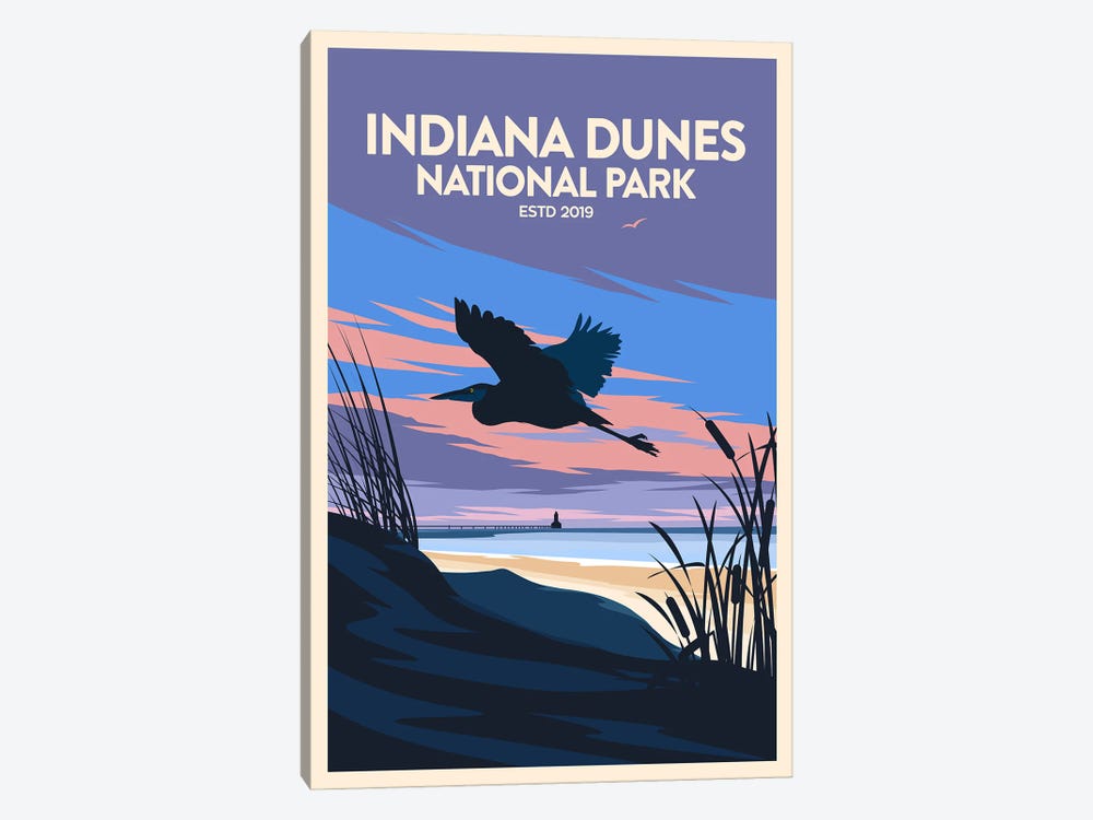 Indiana Dunes National Park by Studio Inception 1-piece Art Print