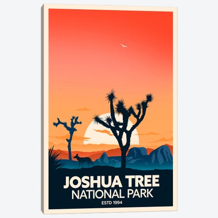 Joshua Tree National Park Canvas Print #SIC22} by Studio Inception Canvas Wall Art