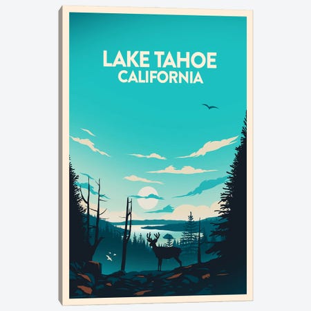 Lake Tahoe Canvas Print #SIC23} by Studio Inception Canvas Art