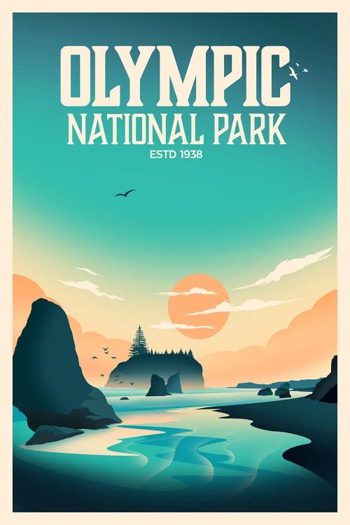 Olympic National Park by Studio Inception wall art