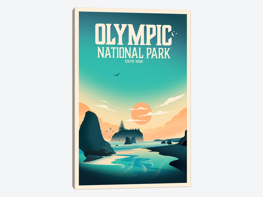 Olympic National Park by Studio Inception 1-piece Canvas Art