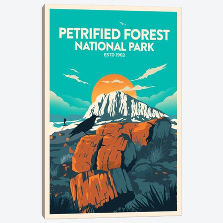 Petrified Forest National Park Canvas Print #SIC26} by Studio Inception Art Print