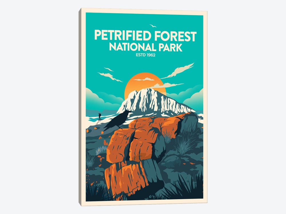 Petrified Forest National Park by Studio Inception 1-piece Canvas Print
