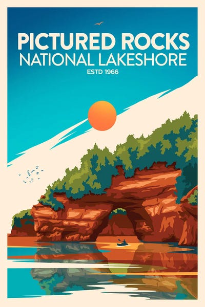 Rocky Beaches: Pictured Rocks National Lakeshore by Studio Inception