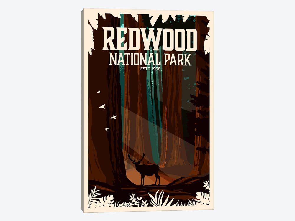 Redwood National Park by Studio Inception 1-piece Canvas Print