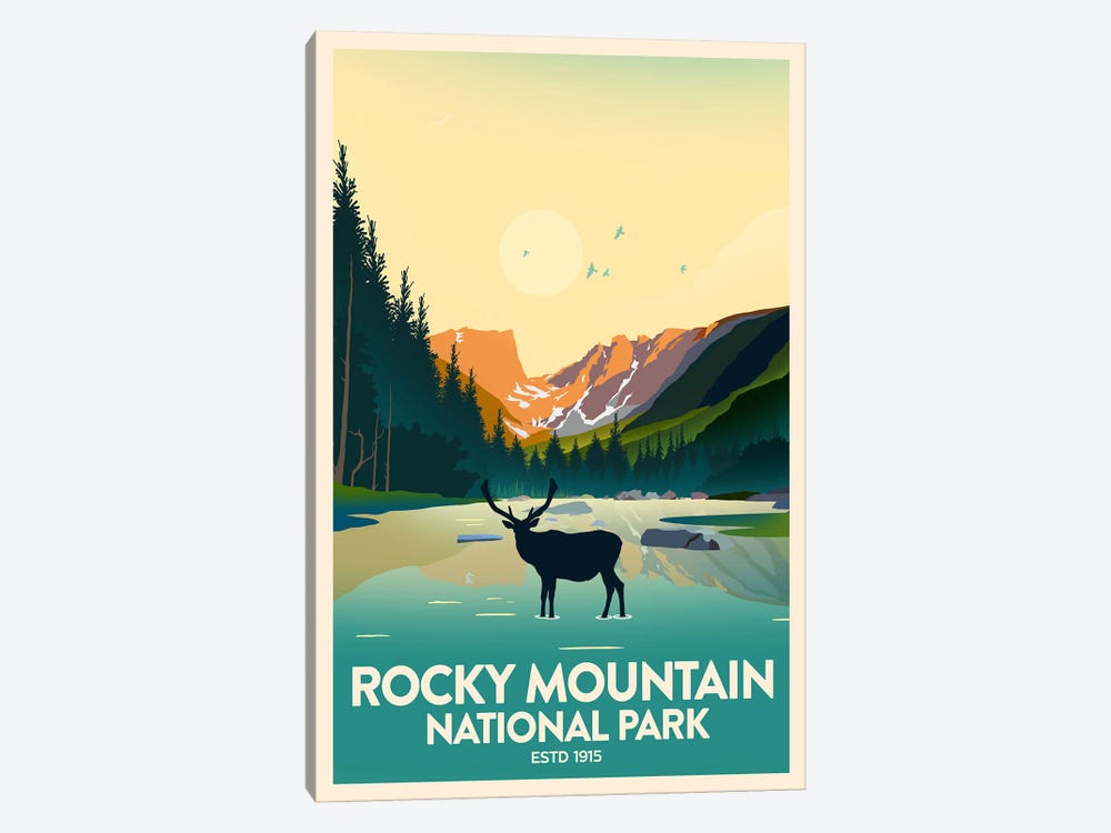 Rocky Mountain National Park by Studio Inception 1-piece Canvas Artwork