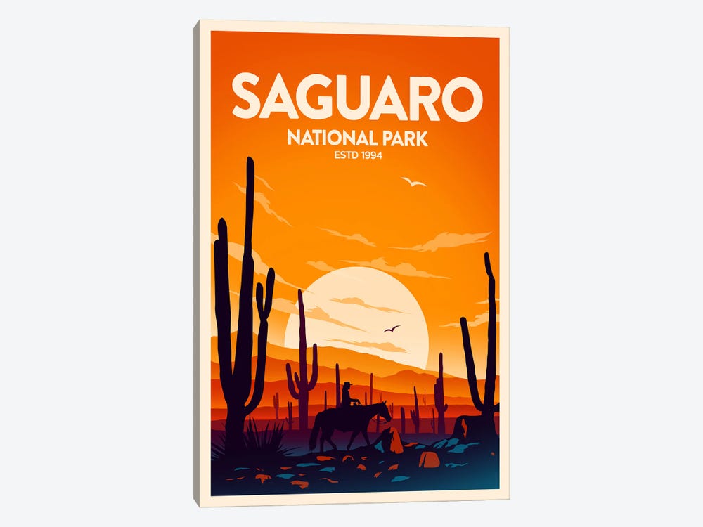 Saguaro National Park by Studio Inception 1-piece Canvas Art