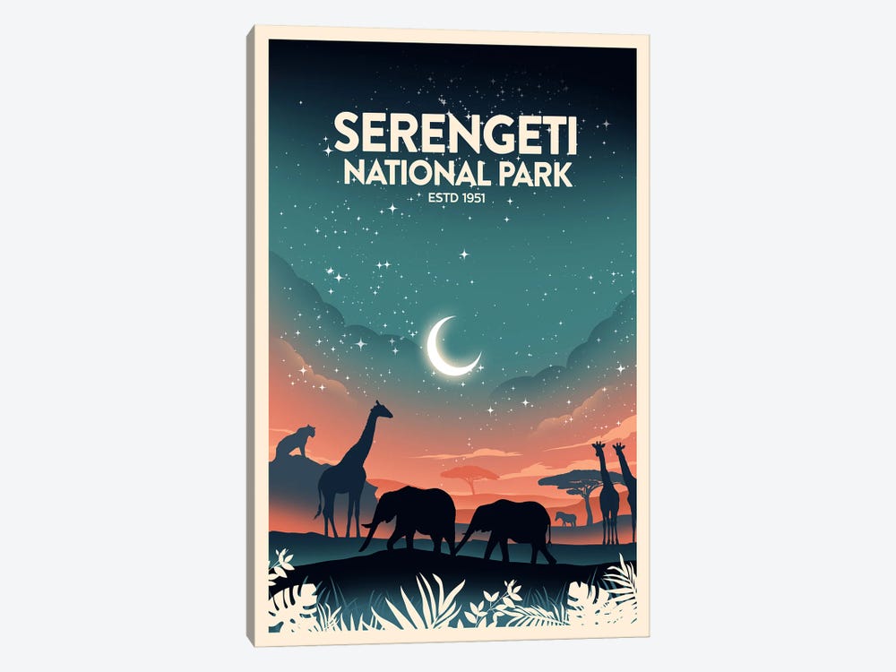Serengeti National Park by Studio Inception 1-piece Canvas Artwork