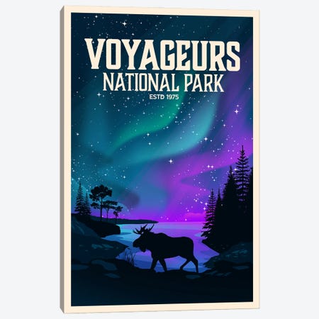 Voyageurs National Park Canvas Print #SIC33} by Studio Inception Art Print