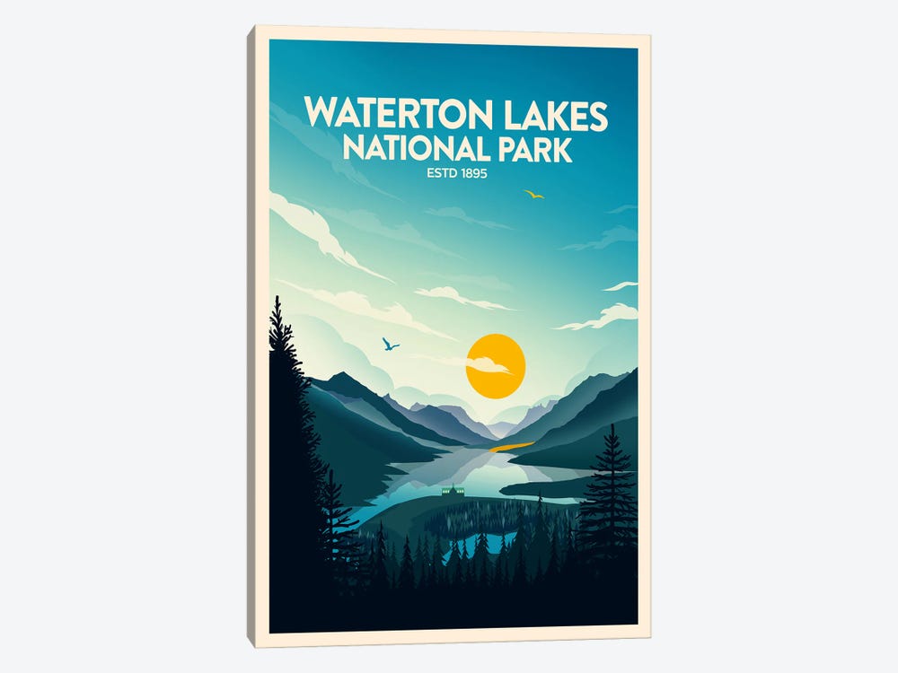 Waterton Lakes National Park by Studio Inception 1-piece Canvas Wall Art